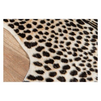 Erin Gates Multi Rectangular Faux Fur Area Rug