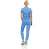 MediChic Scrubs for Women's V-Neck Scrub Set with Six Pocket Ribbed Cargo Jogger Pants with 4-Way Stretch - 2 of 4