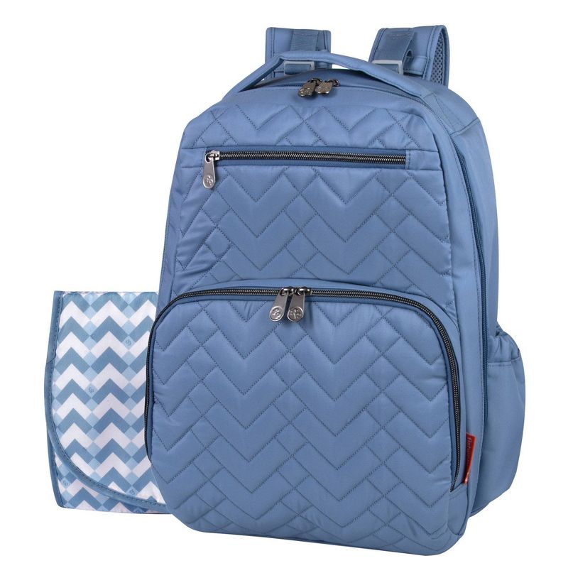 Fisher-Price Morgan Quilted Diaper Backpack, 1 of 14
