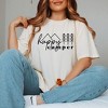 Simply Sage Market Women's Happy Camper Trees Short Sleeve Garment Dyed Tee - 2 of 2