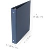 Bigso Ringo 1-Inch 3-Ring Binder Organizer - 11x11.8in - Ideal for School & Work Projects - 3 of 4