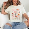 Simply Sage Market Women's Pink Floral Short Sleeve Graphic Tee - 2 of 4