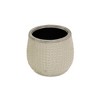 HomeRoots 7" Beige Dot Ceramic Indoor Outdoor Round Pot Planter - 4 of 4