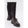 Chapel - Brown Buckle Stretch Boot (Women) | Prologue Shoes - 2 of 4