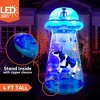 SYNCFUN 9 FT Halloween Inflatable Outdoor Decoration for Yard Decoration, Inflatable UFO Halloween Decor with LEDs for Outside Halloween Party Decor - 3 of 4