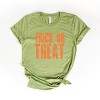 Trick or Treat Block Distressed - Women's Short Sleeve Graphic T-Shirt - 2 of 4