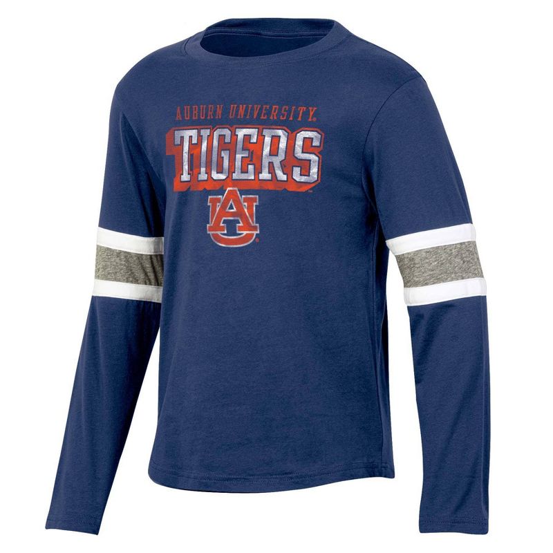 NCAA Auburn Tigers Boys&#39; Long Sleeve T-Shirt, 1 of 4