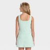 Girls' Square Neck Ribbed Tank Top - art class™ - 2 of 3