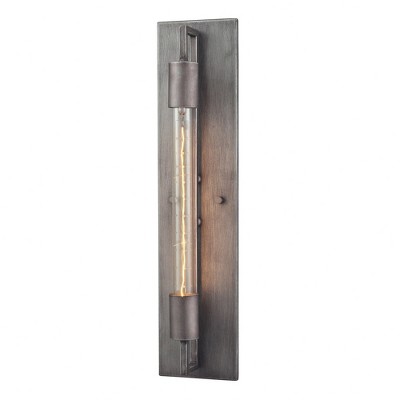 Elk Home Laboratory 1 - Light Wall Light in  Weathered Zinc