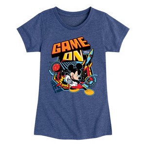 Girls' - Disney - Mickey & Friends Fitted Short Sleeve Graphic T-Shirt - 1 of 4