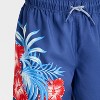 Boys' Hibiscus Printed Swim Trunks - art class™ Blue - 3 of 3