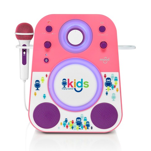 Mini Karaoke Machine For Kids, Portable Karaoke Bluetooth Speaker With 2  Wireless Microphone, Colorful Lights, Karaoke Equipment