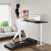 Costway 2.5HP Under Desk Treadmill for Home and Office Remote Control LED Display Black/White - image 4 of 4