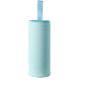 BABYYER Diamond Pattern Rubber Water Bottle Sleeve, Textured Insulated Cup Sleeve Fit for Hiking, Cycling, Camping and Travel - 1 of 4