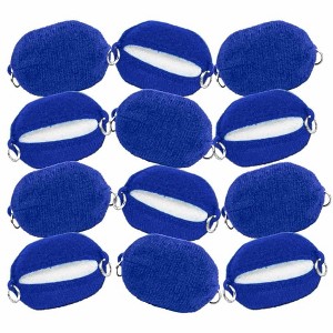 Set of 12 Blue Cloth Turnbuckles for Figures Toy Company Wrestling Ring - 1 of 1