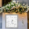 Flair Signature Mat Picture Frame – Guest Book Alternative for Weddings, Graduations, or Retirement – Autograph Photo Mat for Signature Board - 4 of 4