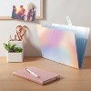 U Brands 6 Pocket Open Top Expandable File Folder Lucent Dreams - 2 of 4