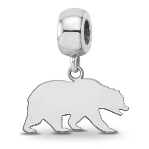 Black Bow Jewelry Sterling Silver California Berkeley Golden Bears NCAA Bead Charm - 1 of 4