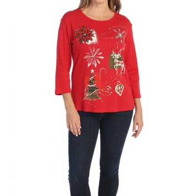 Women's Treasures Printed Cotton Top - Jess & Jane