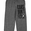 The Fast & The Furious Franchise Cars Don't Fly Men's Athletic Heather Ground Sleep Pants - 2 of 4