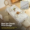 Printed Waterproof Fabric Tablecloths, Easy Care Dining Table Covers by Sweet Home Collection® - 3 of 4