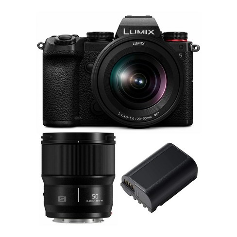 betalen Bloeien Schijnen Panasonic Lumix S5 4k Mirrorless Full-frame L-mount Camera With Lens Bundle  : Target