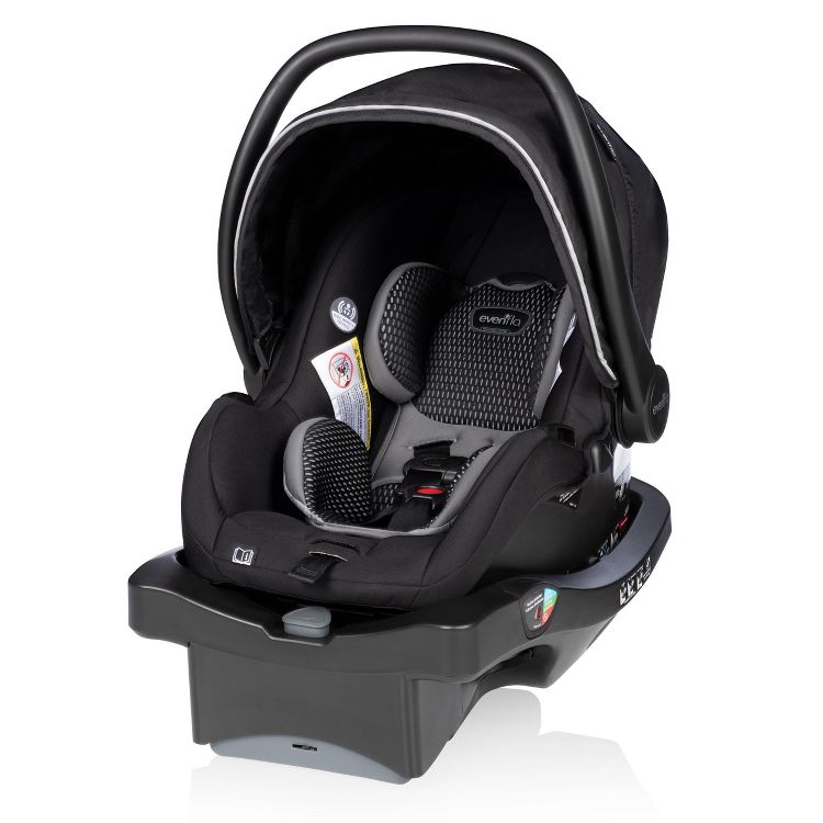 Evenflo LiteMax DLX Infant Car Seat Freeflow - Olympus: LATCH Compatible, No-Rethread Harness, Machine Washable Seat Pad, 3 of 20