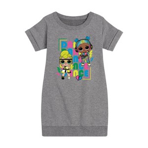 - LOL Surprise! - Dance Queens Graphic Short Sleeve Fleece Dress - 1 of 3