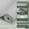 Modern Abstract Area Rug Machine Washable Rug for Living Room, Non-Slip Non Shedding Gradient Soft Carpet, Low Pile Indoor Foldable Printed Rug - 4 of 4