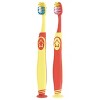 hum kids by Colgate Smart Manual Toothbrush Replacement Pack - Extra Soft Bristles - Yellow & Coral - 2ct - image 2 of 4