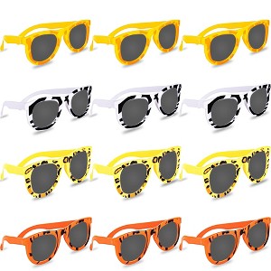 ArtCreativity Kids Safari Animal Sunglasses (12 Pack) - 1 of 4