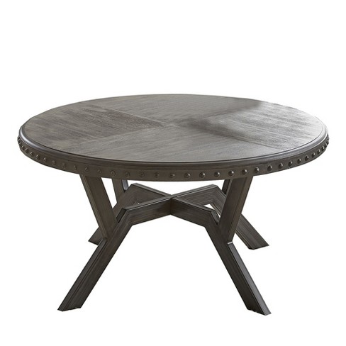 Alamo Round Cocktail Table Gray Steve Silver