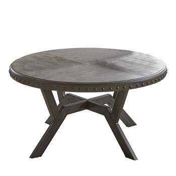 Alamo Round Cocktail Table Gray - Steve Silver