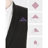 INSPIRE CHIC Men's Polka Dots Business Tuxedo Wedding Pocket Squares Handkerchief - 3 of 4