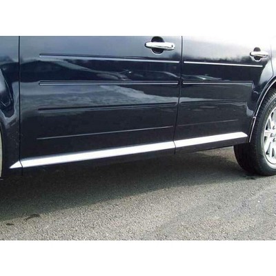 QAA is Compatible with 2009-2019 Ford Flex 6 Piece Stainless Body Molding Insert Trim Kit, 1.156-1.5" Tapered Width MI49340