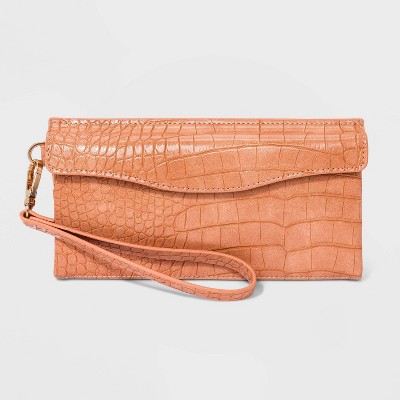 Flap Pouch with Folded Double Interior Wristlet - A New Day™