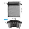 Unique Bargains Drawstring Mini Gift Candy Christmas Party Wedding Organza Bags 50 Pcs - 2 of 4