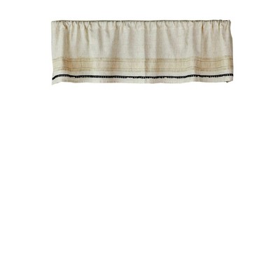 SKL Home Subtle Stripe Valance - Linen 56x13