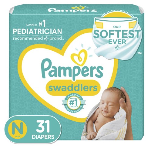 Gemakkelijk Bij wet Besnoeiing Pampers Swaddlers Diapers Jumbo Pack - Size 0 - 31ct : Target