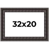 PosterPalooza | 3.5" Wide Ornate Black Picture Frame - UV Acrylic, Backing Board, Hanging Hardware Included - 2 of 4
