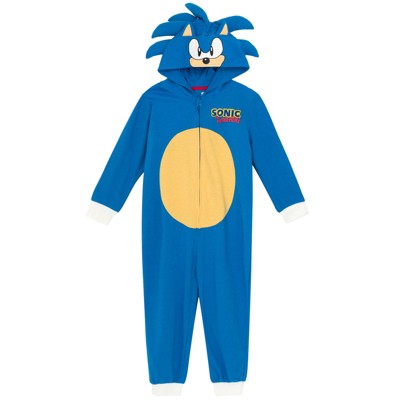 Hedgehog Sonic Cosplay Jumpsuit Costume Party Kids Boys Fancy