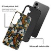 BONGEEK Case Compatible with Samsung Galaxy S23 FE,Scratch Resistant Hybrid 2-Layer Hard Shell Bright Phone Case, Autumn Garden Halloween - 2 of 4