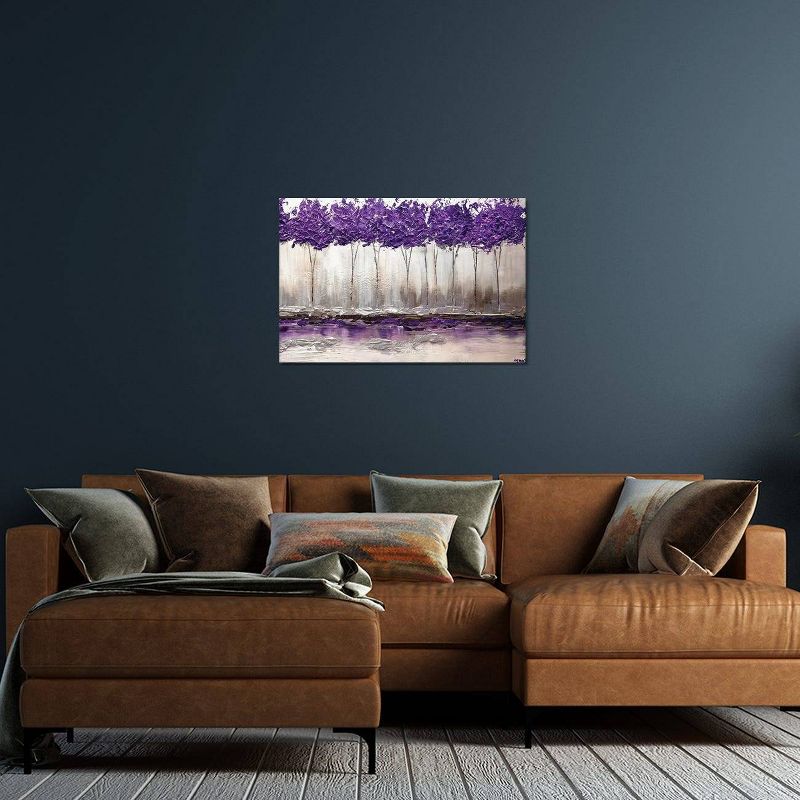 Purple Summer by Osnat Tzadok Unframed Wall Canvas - iCanvas, 4 of 7