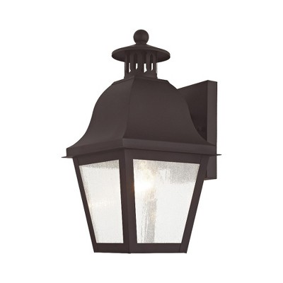 Livex Lighting Amwell 1 - Light Wall Light in  Bronze