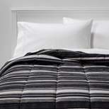 Microfiber Stripe Reversible Comforter - Room Essentials™