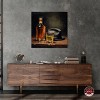 Notoriart Whiskey and Vintage Hat Bar Cart Art For Men Unframed - 2 of 4