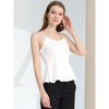 INSPIRE CHIC Women's V Neck Sleeveless Adjustable Strap Tank Top - 3 of 4