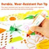 Ohuhu Stamper Washable Markers for Kids 12 Colors Water-based Dual Tips Stamp & Broad Line Tip Kids Markers Coloring Markers - Kainani - 3 of 4