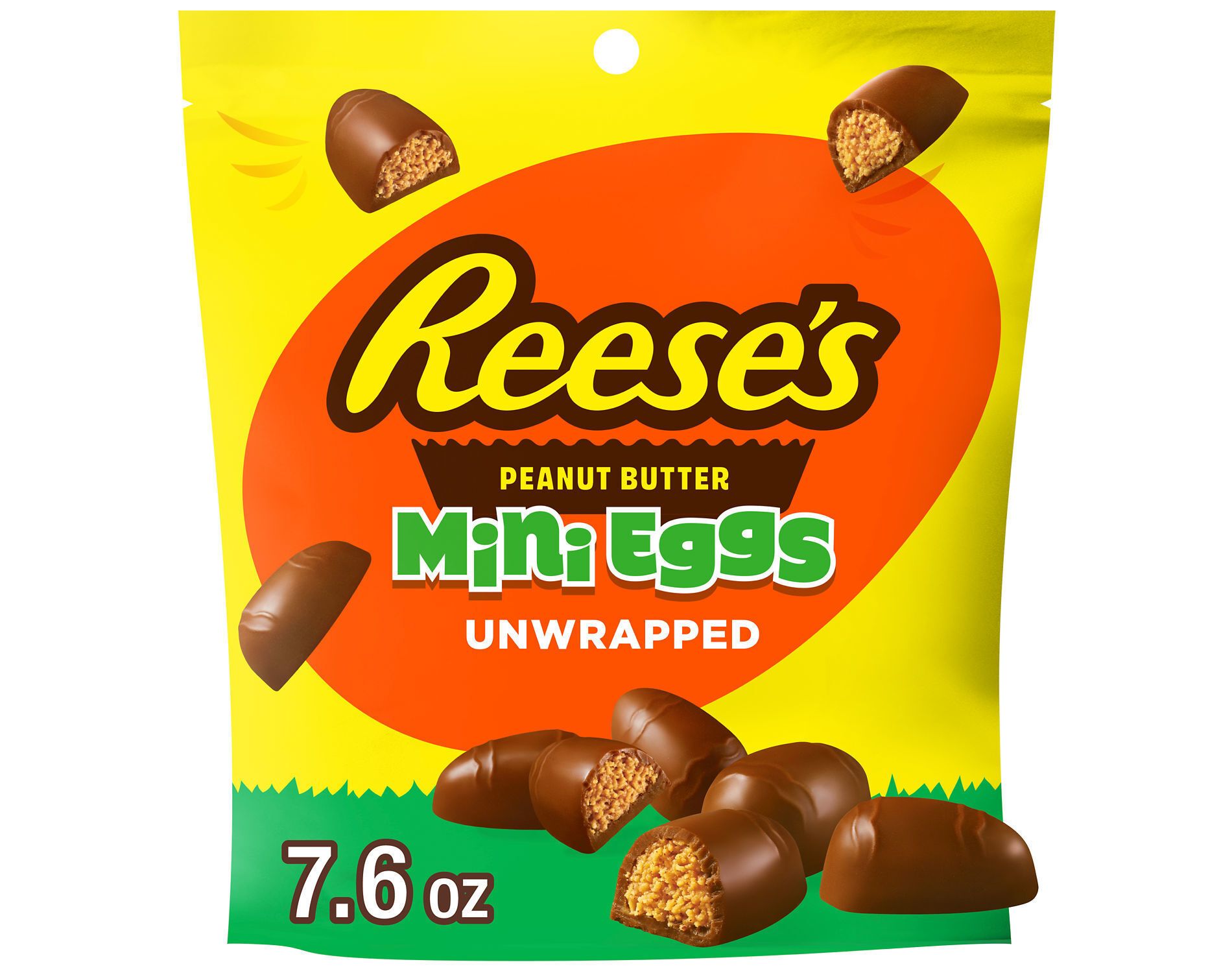 Reese's Milk Chocolate Peanut Butter Crème Mini Eggs Easter Candy - 7.6oz