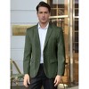 Men's Casual Blazers Two Button Lightweight Sport Coats for Men Regular Fit Linen Suit Jackets - 4 of 4